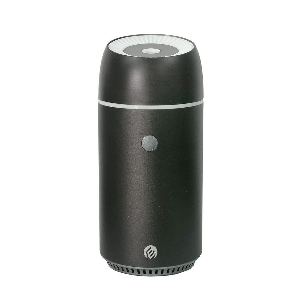 Earnest Living Essential Oil Diffusers Car Air Fresheners Humidifier for Essential Oils Car Aromatherapy Diffuser 100ml Car Diffuser Timers Auto Off Function USB Portable Metal Aluminum Black