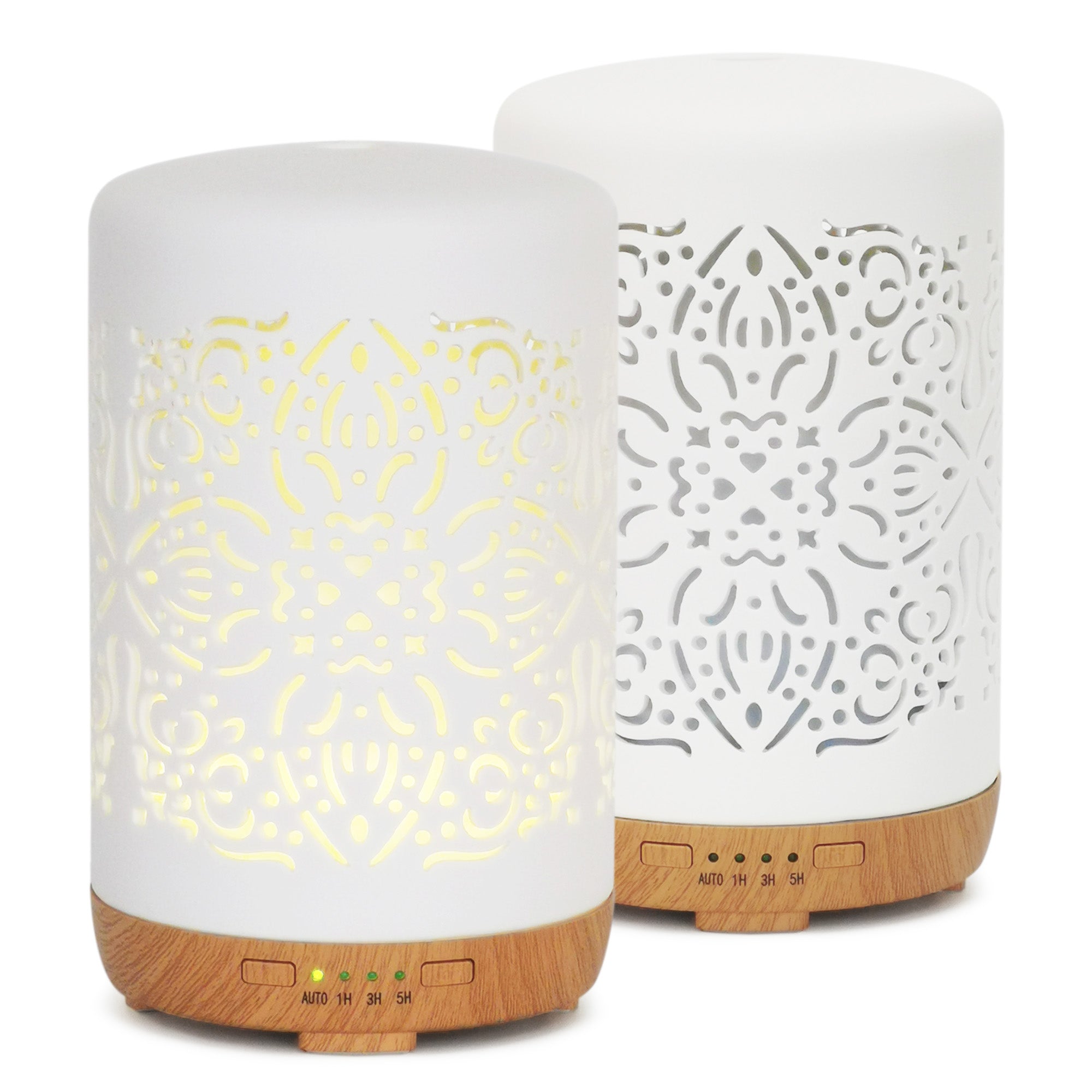 Earnest Living Essential Oil Diffuser White Ceramic Diffuser 250 ml Timers Night Lights and Auto Off Function Home Office Humidifier Ultrasonic Aromatherapy Diffusers for Essential Oils (Copy)