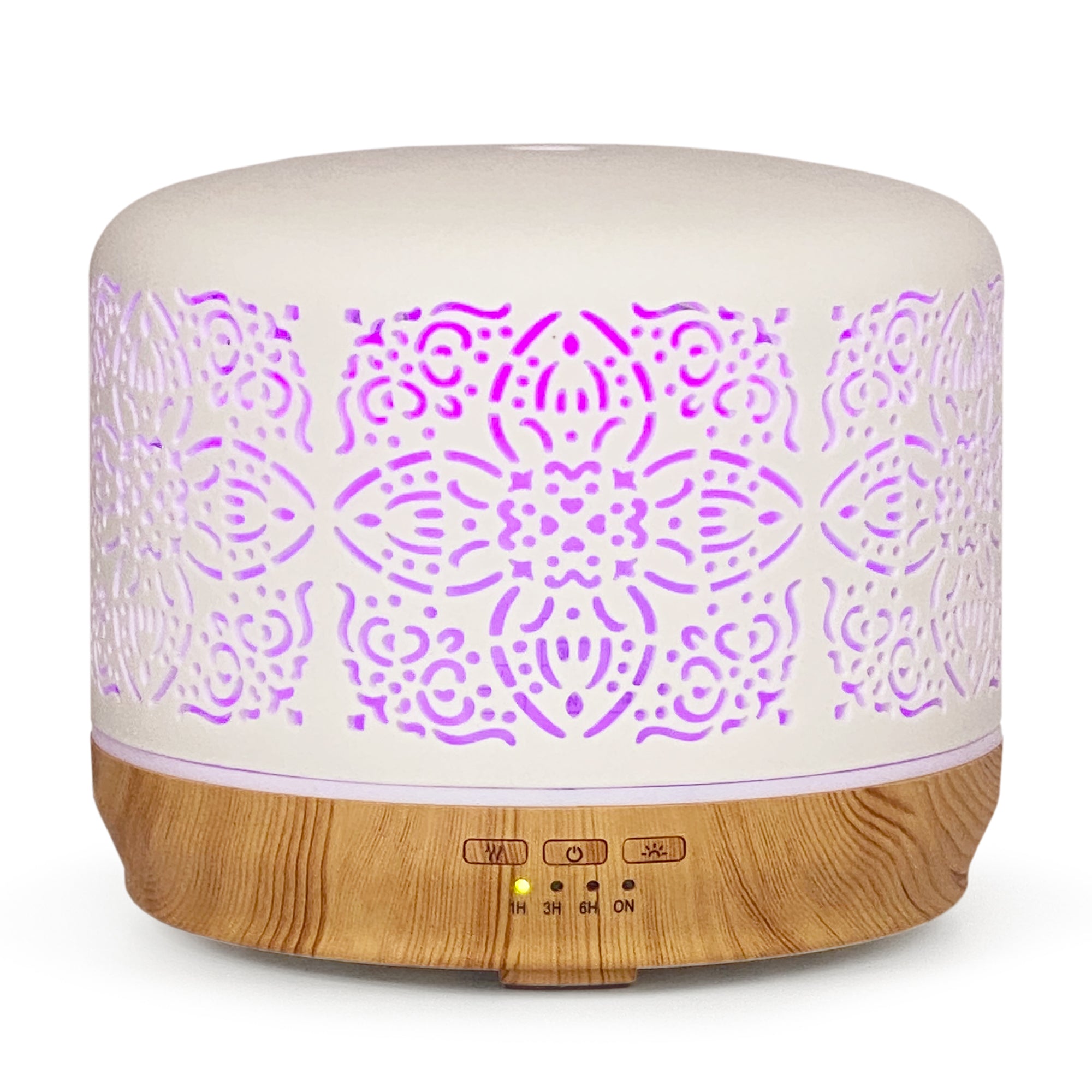 Earnest Living Essential Oil Diffuser White Ceramic Diffuser 500ml Timers Night Lights and Auto Off Function Home Office Humidifier Ultrasonic Aromatherapy Diffusers for Essential Oils (Copy) (Copy)