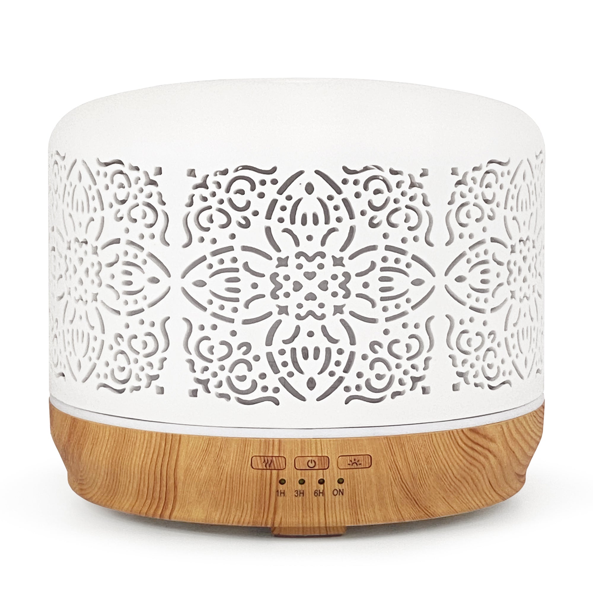 Earnest Living Essential Oil Diffuser White Ceramic Diffuser 500ml Timers Night Lights and Auto Off Function Home Office Humidifier Ultrasonic Aromatherapy Diffusers for Essential Oils (Copy) (Copy)